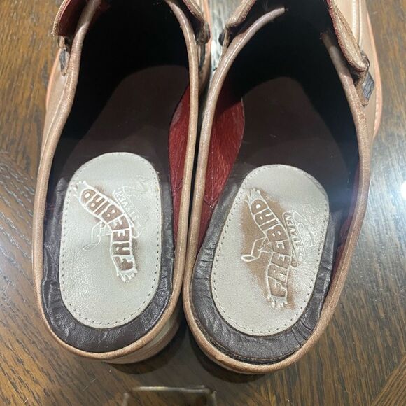 FreeBird by Steven MonaLisa Mules Loafers, leather, taupe, women’s slip on - Picture 5 of 7